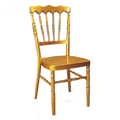 Aluminio Ferro Elegante Banchetto Matrimonio Chiavari Sedile 17,5 pollici Altezza Sedile
